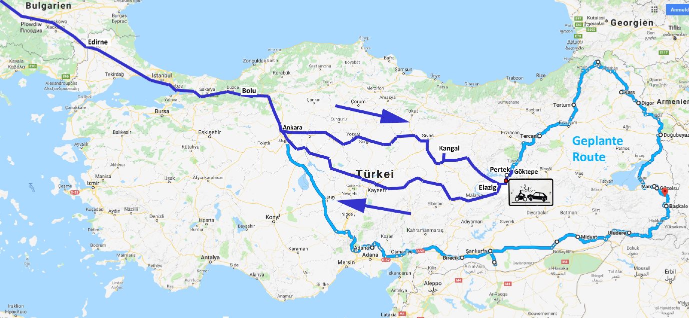 T&uuml;rkei Route 1989