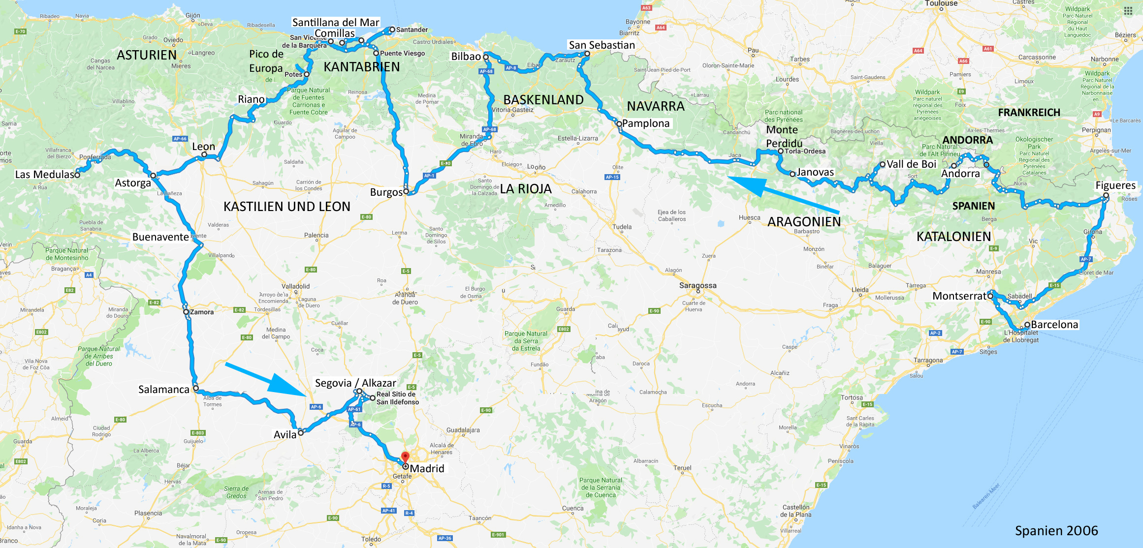 Route Spanientour 2006